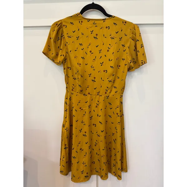Urban Outfitters Jen Floral Empire Waist Button Down Mini Dress, S - Image 7