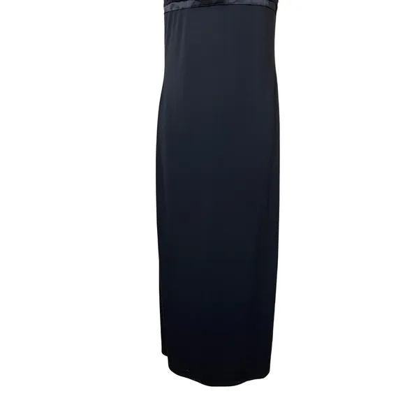 I.N. San Francisco Womens Size S Black‎ Vintage Maxi Gown - Image 3