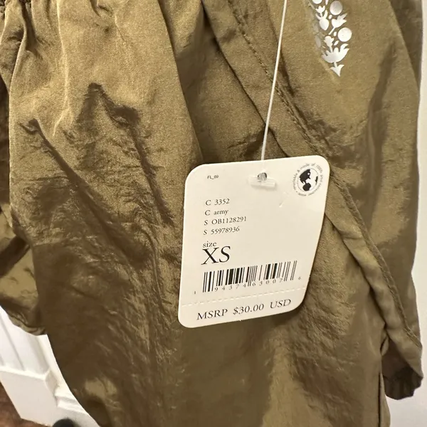 FP Movement by Free People High Waist Olive Green Shorts NWT - Image 3