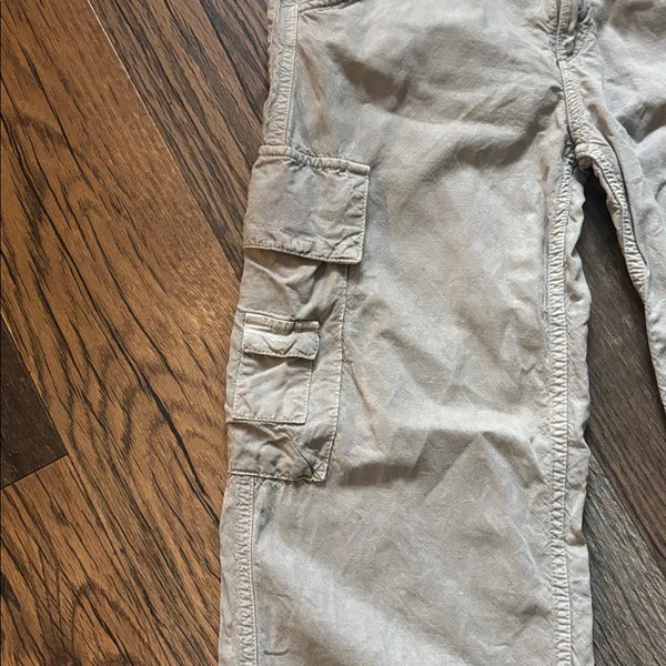 Zara Tan Cargo Pants Utility Pants Linen Lyocel Cotton Blend Women’s Size 0 - Image 5