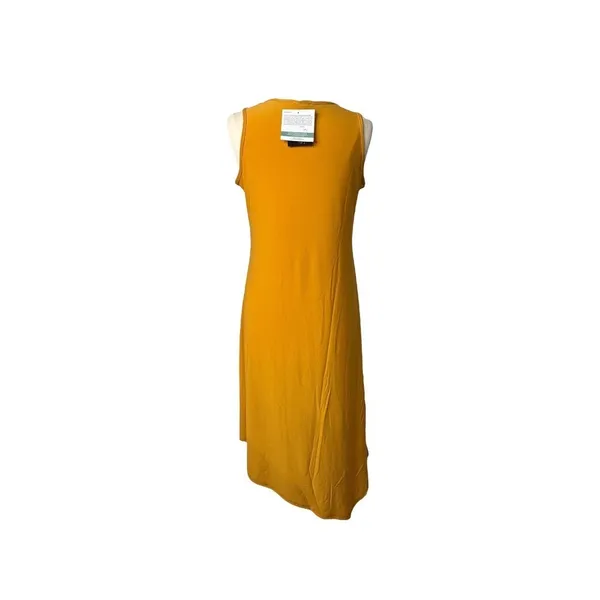 Antthony High Low Sleeveless Dress Womens Medium Mustard Yellow NWT Tank Style‎ - Image 3