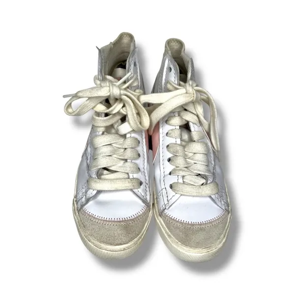 Nike Blazers Mid 77 Pink and White Sneakers Athletic Trainers Shoes 8 - Image 3