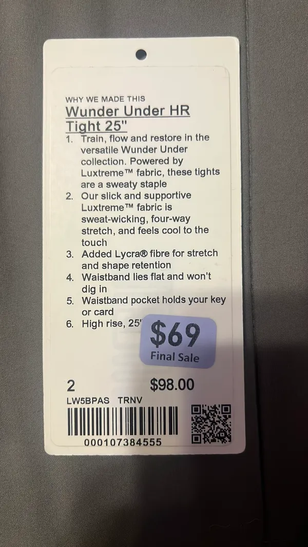 Lululemon Wunder Under Leggings - Image 4
