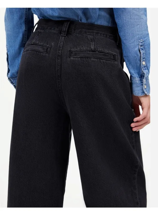 Madewell The Harlow Wide Leg Jean (Airy Denim Edition) Hollenbeck Wash SZ 28 EUC - Image 3