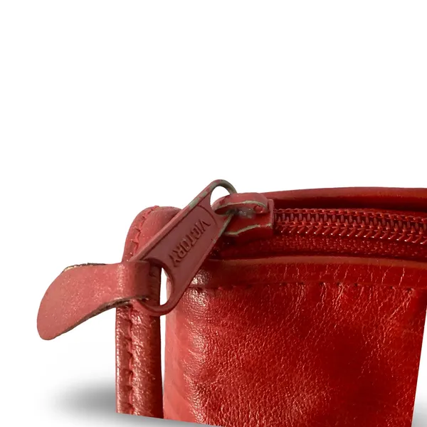 Stan Red Leather Purse - Image 10