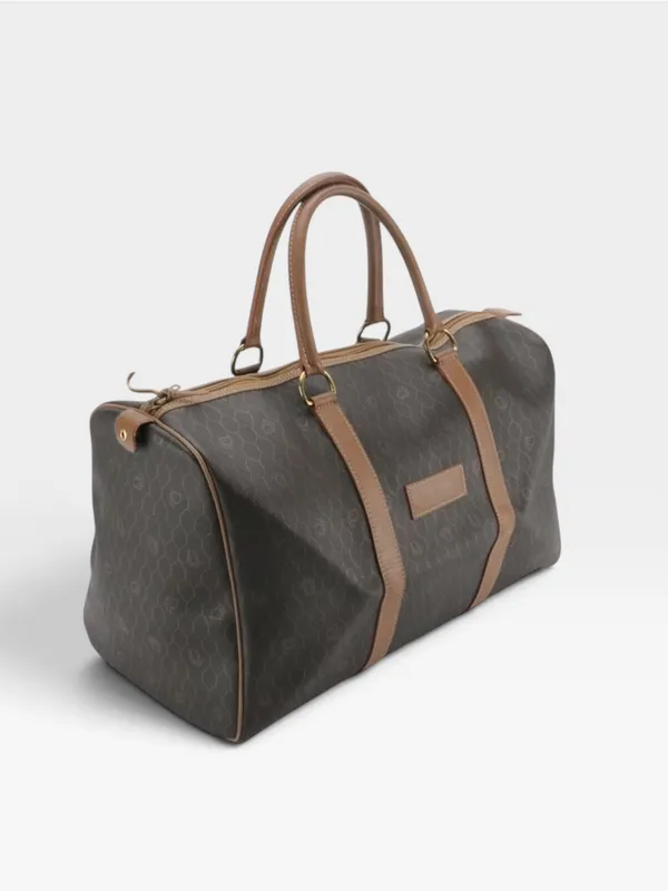 Christian Dior Honeycomb Vintage Boston Duffle Bag with COA - Image 3