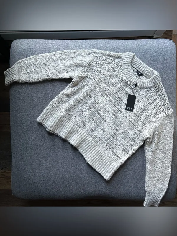 NWT Rails Reagan Chunky Sweater in Oat Small - Image 6