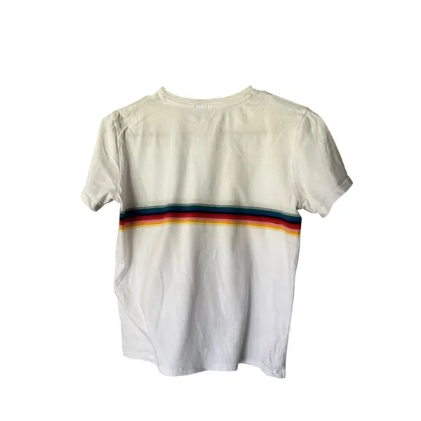 John Galt Women's Short Crop White Top - Image 3