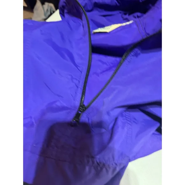 LL Bean Anorak Pullover Women XL Purple Vintage 90s Y2K Gorpcore - Image 12