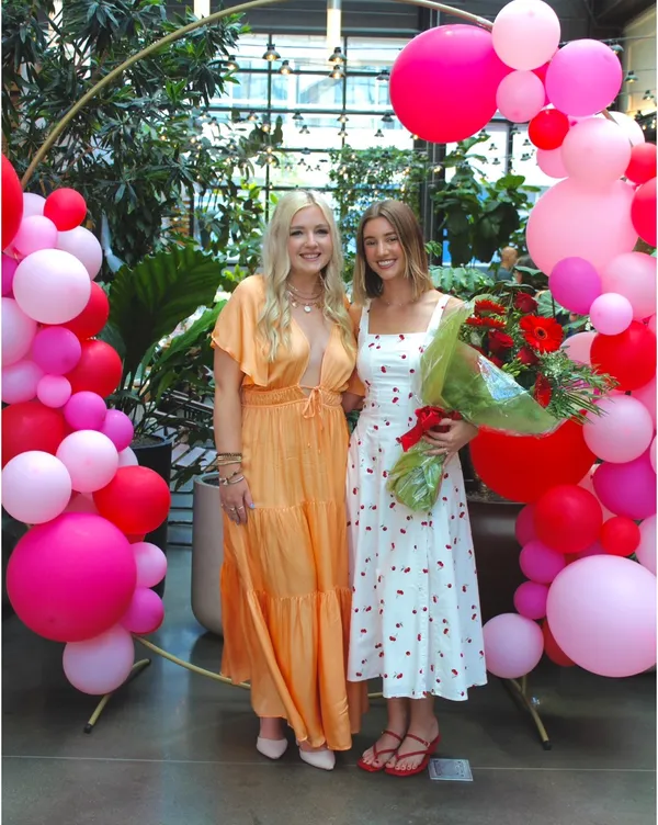 Summer maxi dress Orange Size M - Image 2