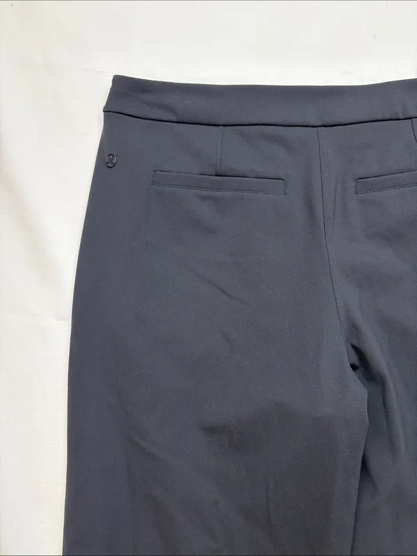 Lululemon womens large tapered leg mid rise 7/8 pant black athletic crop casual - Image 11