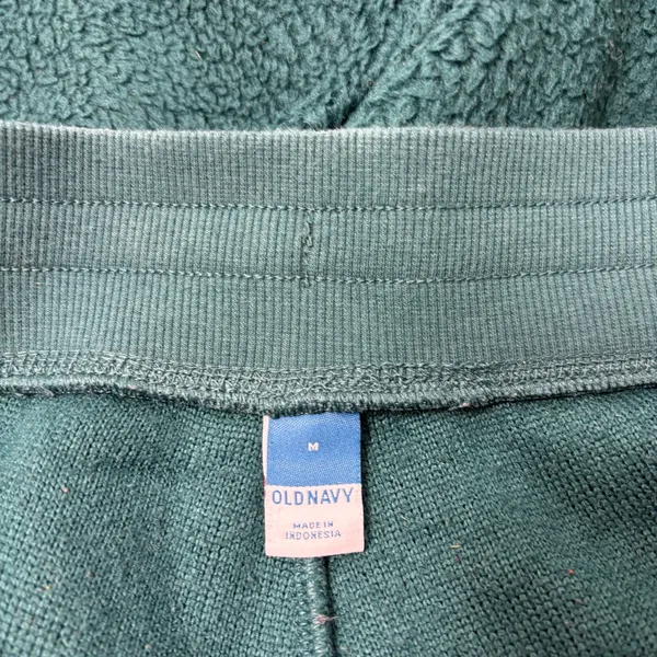 Old Navy Women’s Mid-Rise Vintage Sherpa‎ Sweatpants Teal Size M - Image 7