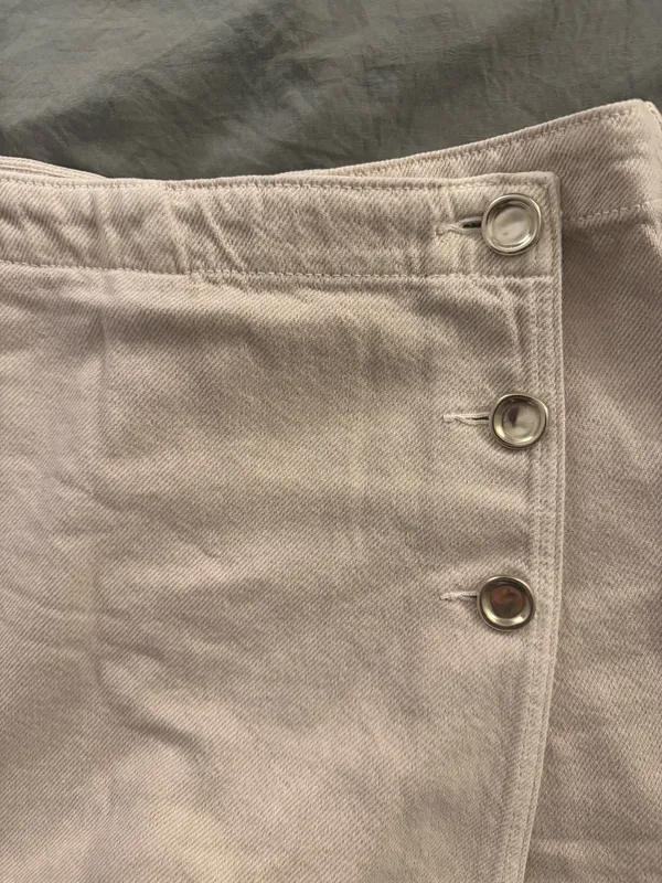 Zara Women’s Tan Asymmetrical Skort - Image 2