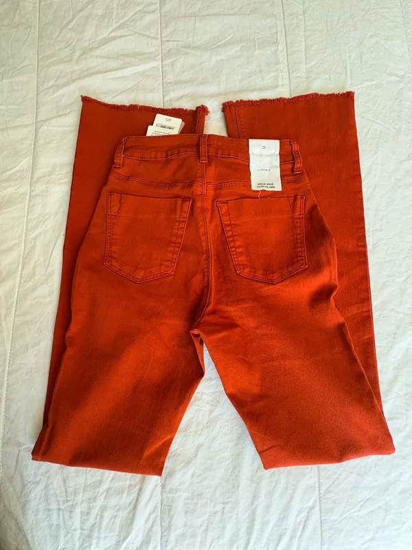 A Loves A orange jeans - Image 2