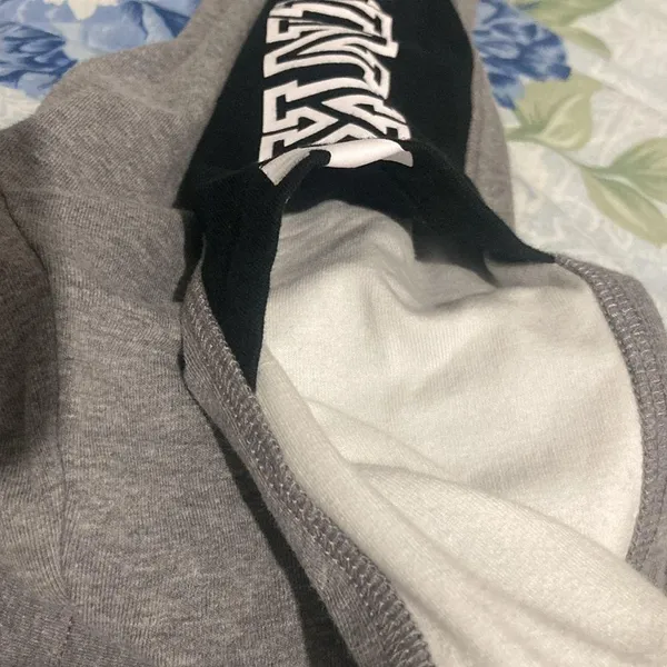 Pink Victoria’s Secret Jogger Sweatpants Women’s Size Medium Gray/Black White - Image 9