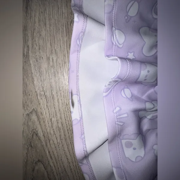 BT21 Pastel Purple Skirt with Ruffle Hem NWD - Image 4