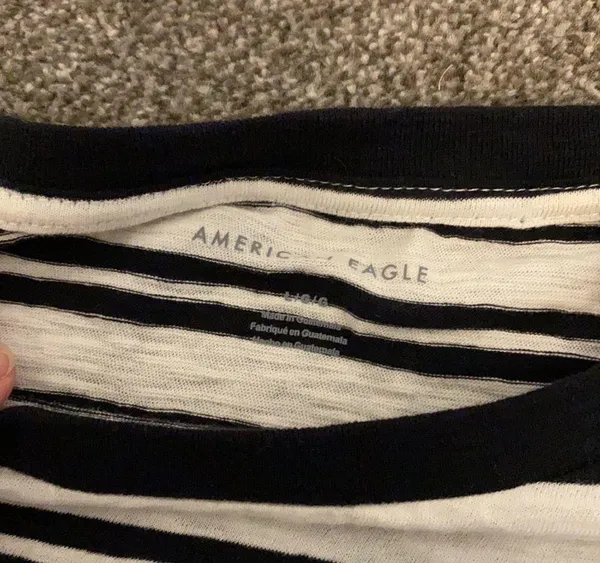 NWT American Eagle Striped Top Sz L - Image 4