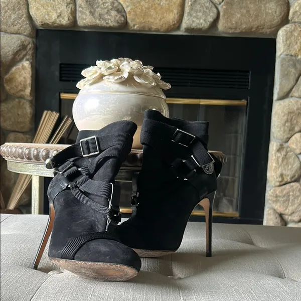 DSQUARED2 Parachute Mobile Ankle Boots Size 38 Black - Image 5