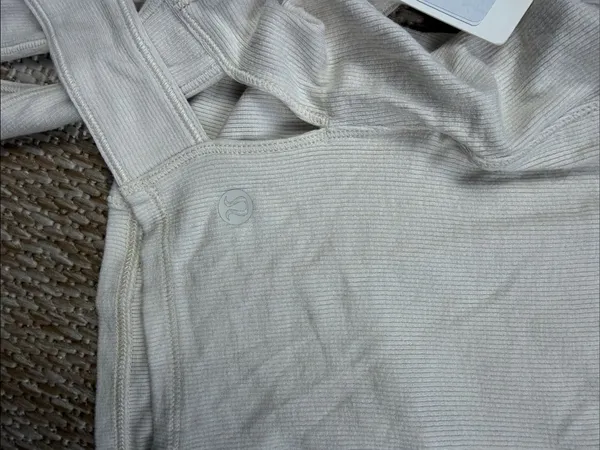NWT Lululemon side tie cropped tank Cream Square-Neck Top - Image 4