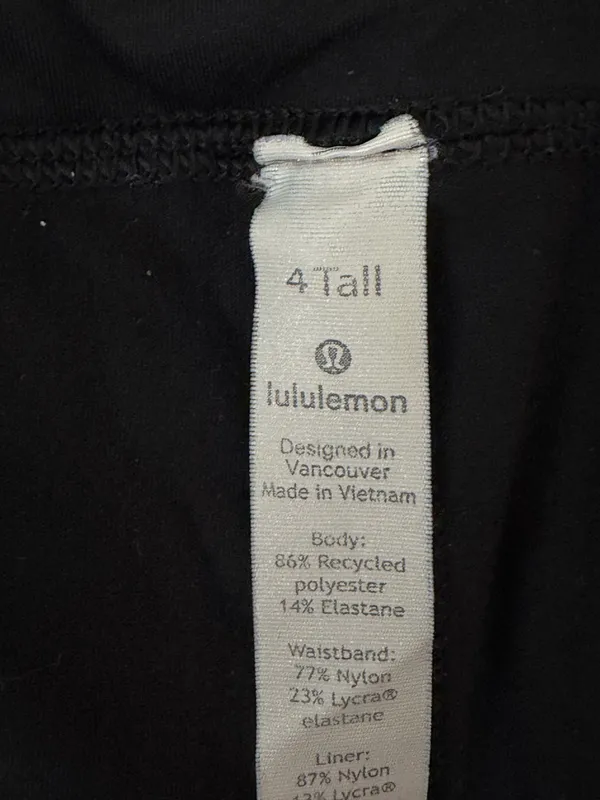 Lululemon Black Pace Rival Skirt Tall 4 - Image 3
