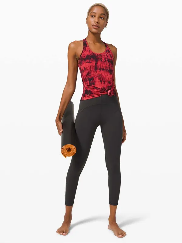 LULULEMON Cool Racerback II Nulu *Game Day in Game Day Red Black Multi Sz. 4 - Image 4
