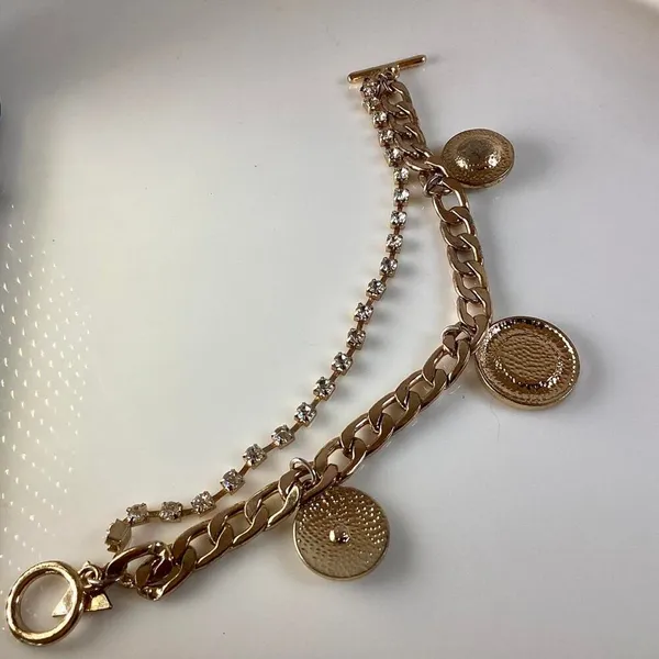 Guess gold Tone Charm Bracelet - Image 5