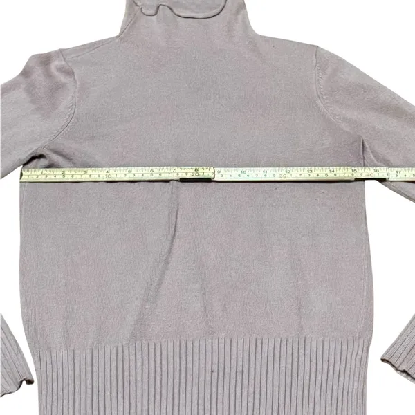 French Connection Dark Blush Pink‎ Soft Knit Cowl Neck Sweater Cozy Comfort sz S - Image 5