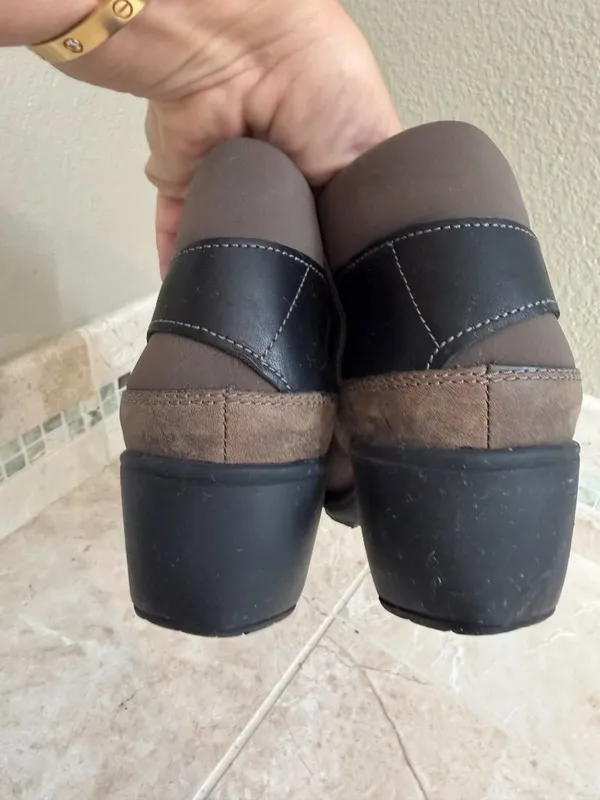 Merrell Veranda Waterproof Comfort Ankle Bootie Boots Size 8 Cloudy Brown - Image 10