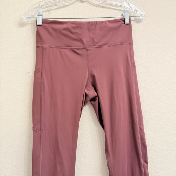 Vuori Stride Leggings VW429 Marsala Red‎ Womens Size S Yoga Athletic Pockets - Image 3