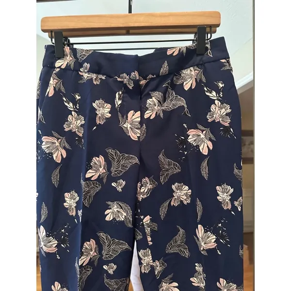 Women's Elaine Rose Pants,‎ XS, Navy Pink Floral - Image 5