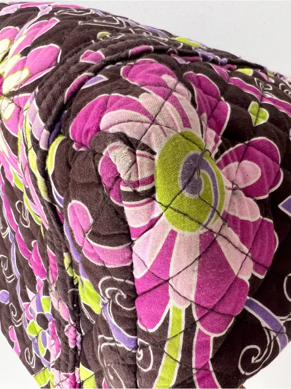 Vera Bradley Retired Purple Punch Shoulder Bag in Brown & Pink - Image 14