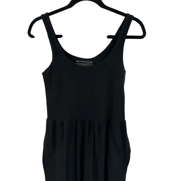 Beyond Yoga Spacedye Grow in Comfort Maternity Jumpsuit Black Size‎ Small - Image 4