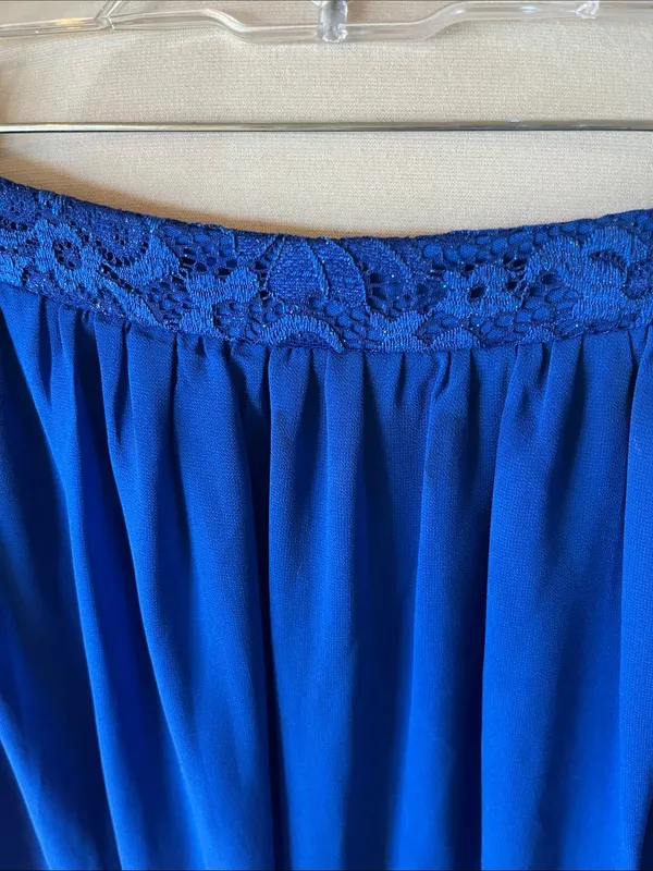 IN San Francisco Sem Formal Royal Blue Mini Skirt - Image 10