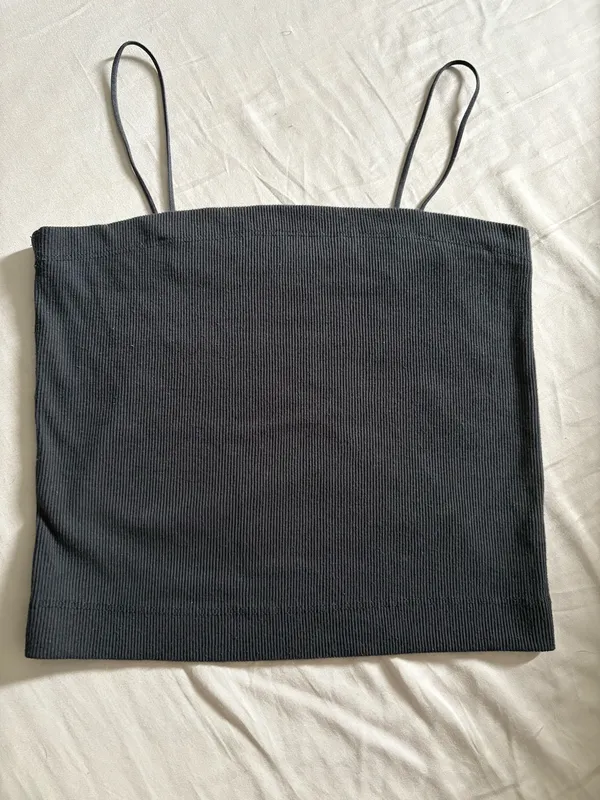 American Eagle Navy Blue Ribbed tank - Image 3