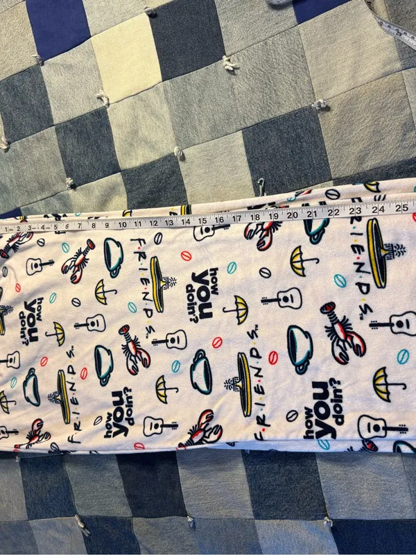 Friends TV Show Pajama Pants Women's 2X - “How You Doin' Print" - Image 4
