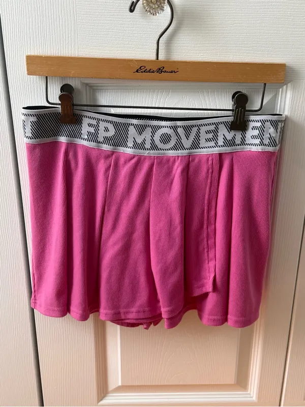 Free People Movement Duo Skort in Candy Pink - Image 2