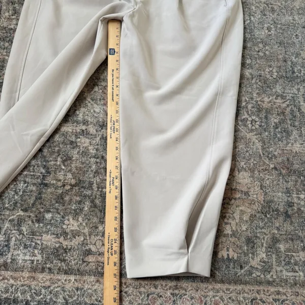 NWT Abercrombie & Fitch Sloane Pant Barrel Pleated Tapered Ankle Trouser 34 18R - Image 7