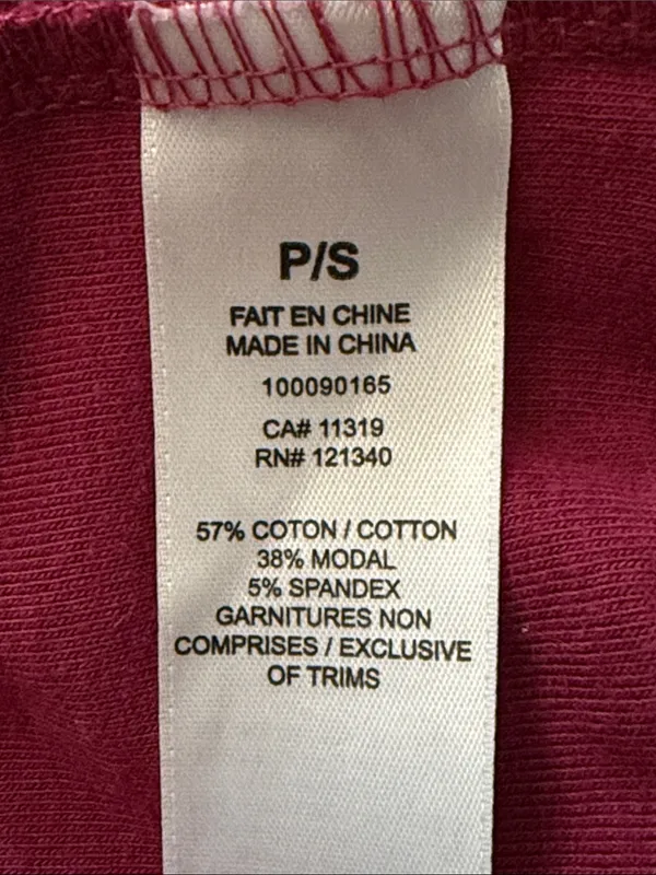 Garage Size Small Women's Burgundy Spaghetti Strap Tank Top - Image 6