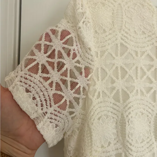 Lulu’s love you for eternity white lace dress - Image 4