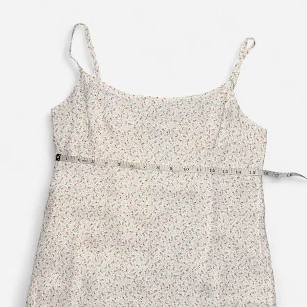Brandy Melville Cream Floral Mini Dress - Image 3