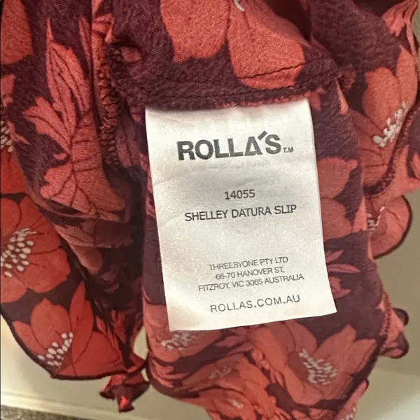 Rollas Shelley‎ Datura Slip Dress in Raspberry Size XS - Image 8