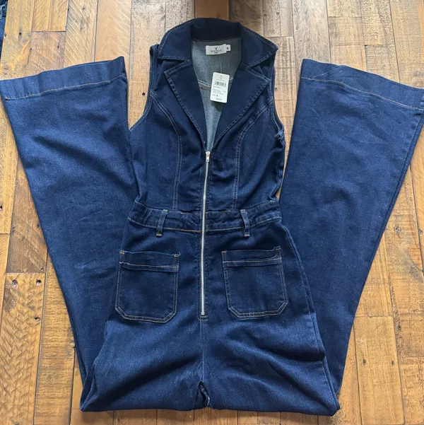 Windsor Denim Jumpsuit - Image 2