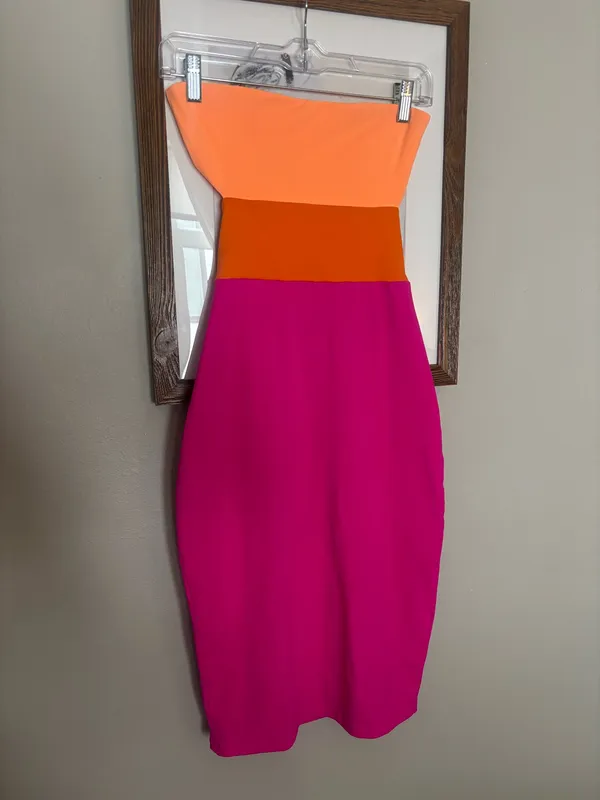 Susana Monaco color block cut out tube dress - Image 2