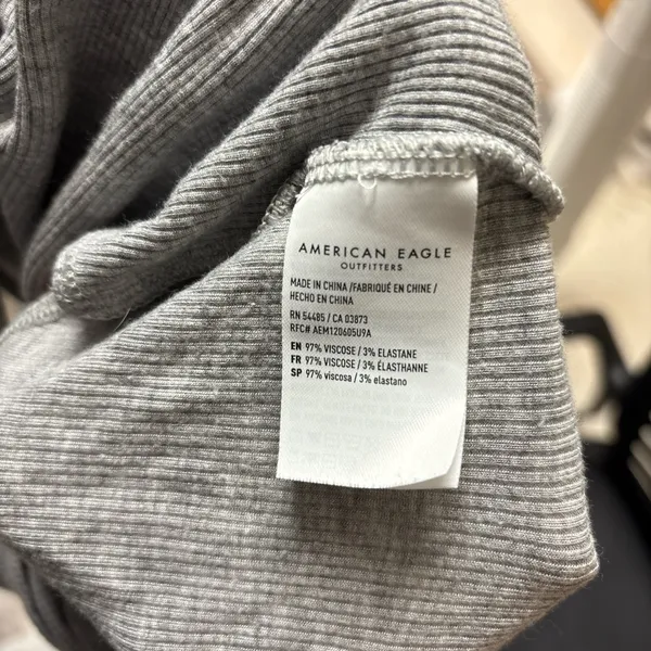 American Eagle Outfitters Gray Tank Top with Sunflower Print - Image 3