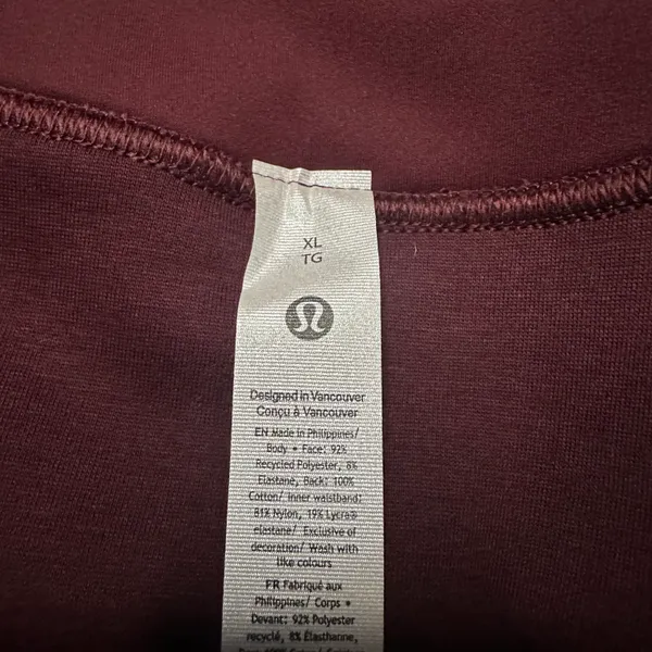 Lululemon Scuba High Rise Mini Skirt Velvet NWT Size XL (GARN) LW8AL9S - Image 9