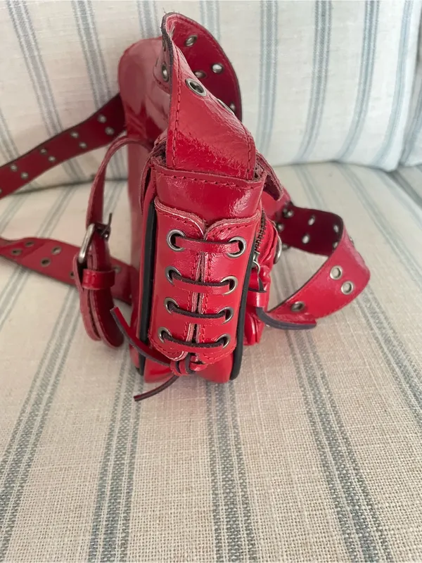 Free People High Speed Crossbody Bag in Red Lip - Image 8