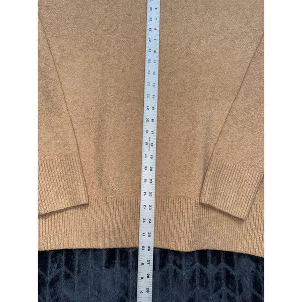 Aerie Women's CozyUp Beige Sweater Oversized Crew Neck Soft Size Large - Image 8