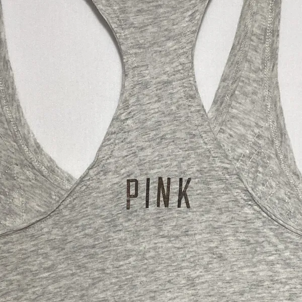 Pink grey sparkle active top - Image 5