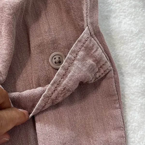 Free People Living in the City Seamed Pink Relaxed Pants - Image 12