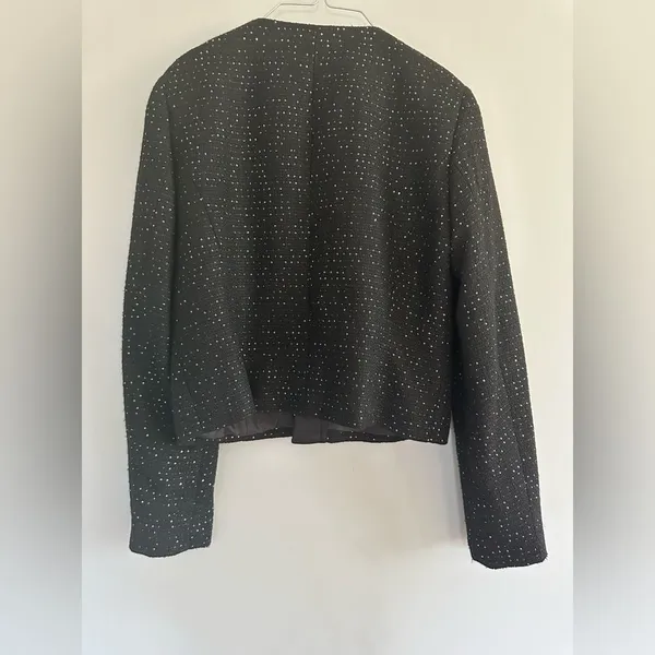 Nine West Women's Sequin Tweed Blazer - Image 3